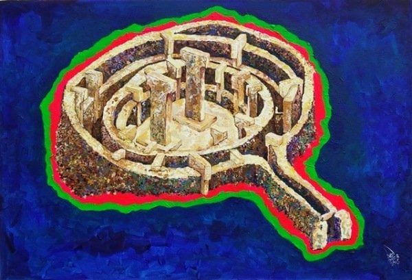 Orijinal Tablo - Göbeklitepe Serisi - Where In Time - Ned Pamphilon 92x62 cm