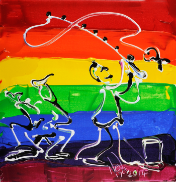 İstanbul Kanvas Tablo - 7 Renkli Balıkçı