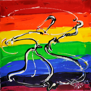 İstanbul Kanvas Tablo - 7 Renkli Mevlana