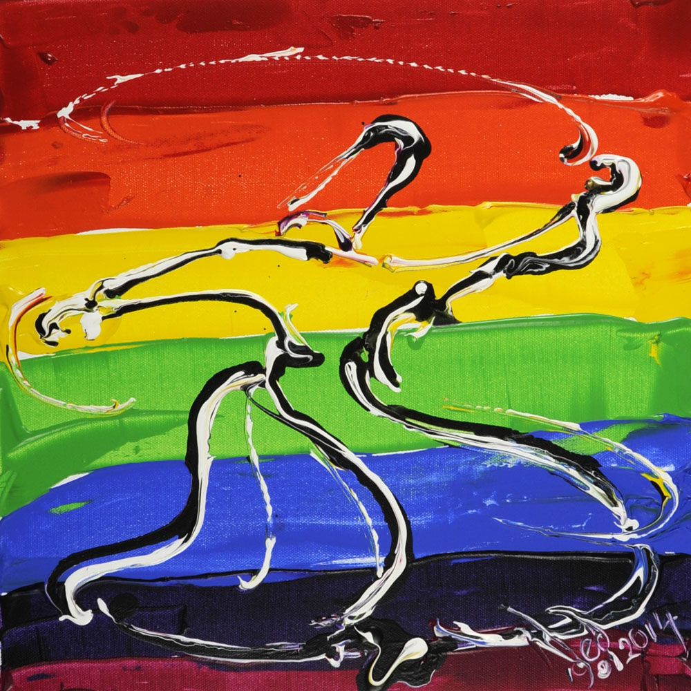 İstanbul Kanvas Tablo - 7 Renkli Mevlana 40cm x 40cm