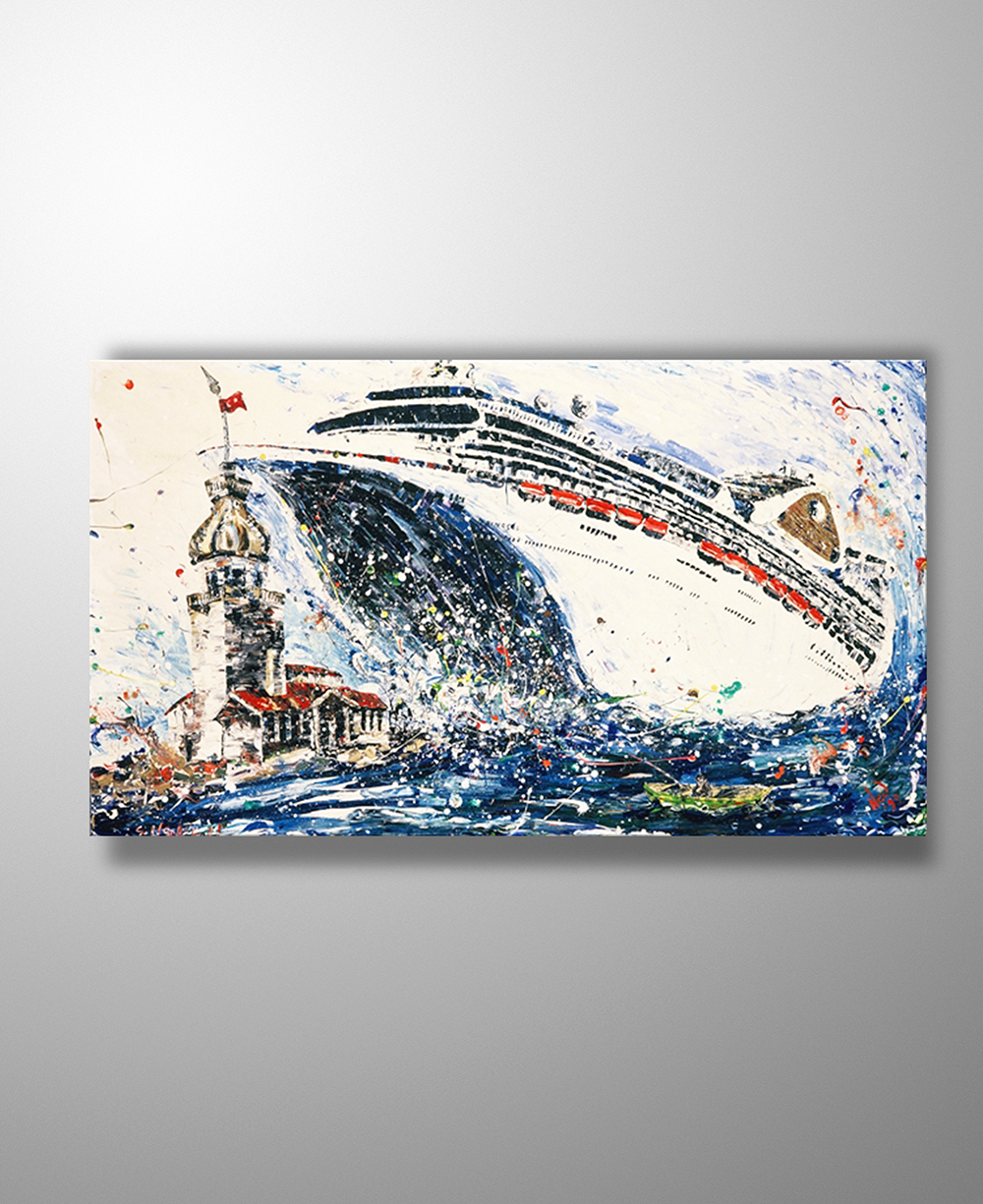 İstanbul Kanvas Tablo - Gel! Gel! Gel!