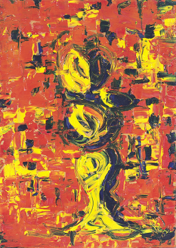 Orjinal Akrilik Tablo 2014 -Made @ Valentines - 50cm x 70cm