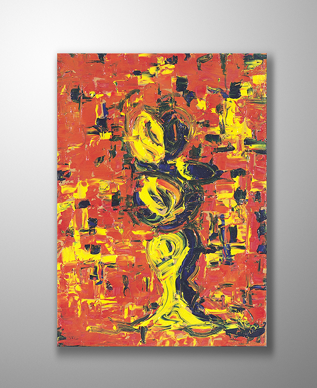 Orjinal Akrilik Tablo 2014 -Made @ Valentines - 50cm x 70cm