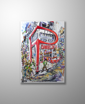 İstanbul Orijinal Tablo - Bambi Cafe - Akrilik Tablo - 50cm x 70cm