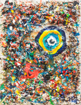 İstanbul Orijinal Tablo - Little Nazar Boncuğu - Akrilik Tablo - 35cm x 45cm