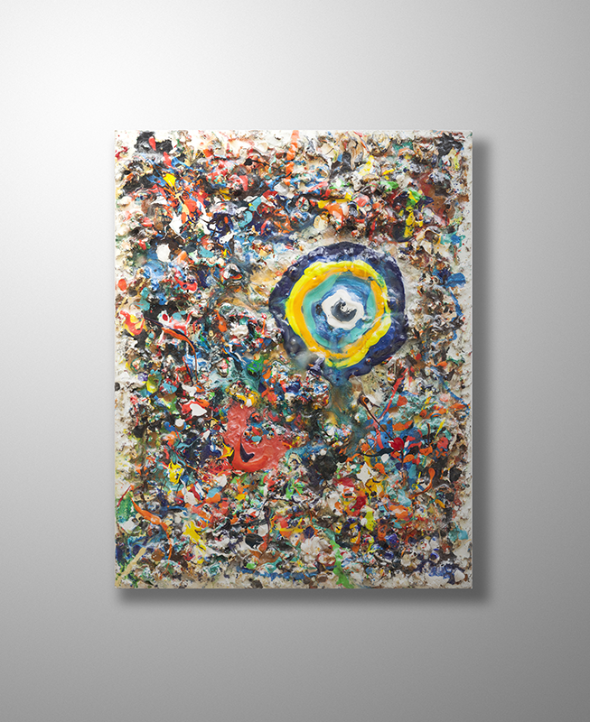 İstanbul Orijinal Tablo - Little Nazar Boncuğu - Akrilik Tablo - 35cm x 45cm
