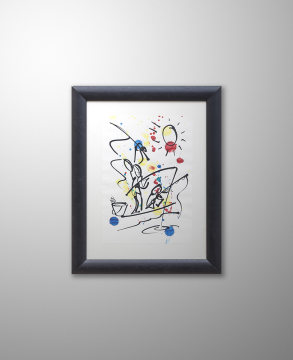 İstanbul Orijinal Suluboya Tablo -3 Balıkçı 35cm x 45cm