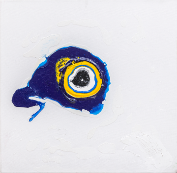 Orijinal Akrilik Tablo - Nazar Boncuğu 413 - 40cm x 40cm