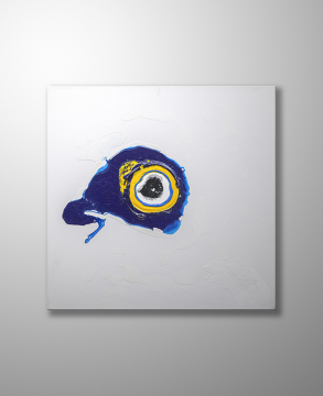 Orijinal Akrilik Tablo - Nazar Boncuğu 413 - 40cm x 40cm