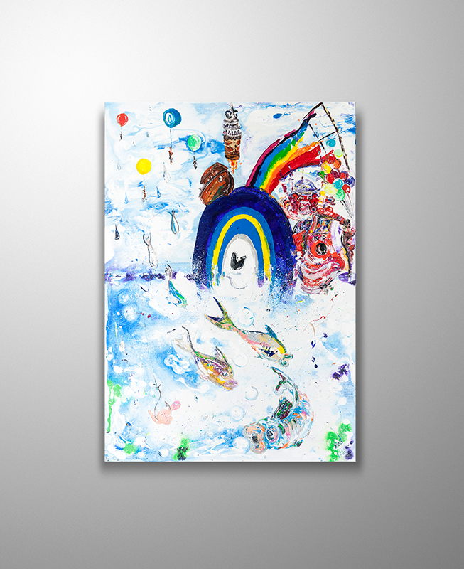 İstanbul Orijinal Tablo - Funny Of Merry Go Round - Akrilik Tablo - 70cm x 100cm