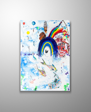 İstanbul Orijinal Tablo - Funny Of Merry Go Round - Akrilik Tablo - 70cm x 100cm
