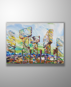 Orijinal Tablo - Göbeklitepe Serisi - This I Am - Ned Pamphilon 70x50cm