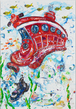 Kanvas Tablo - Denizaltı Tramvay