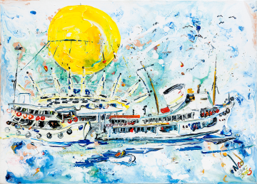 İstanbul Kanvas Tablo - Kadıköy Space Center